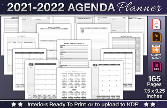 Download 2021-2022 Agenda Planner Template - Premium Resources